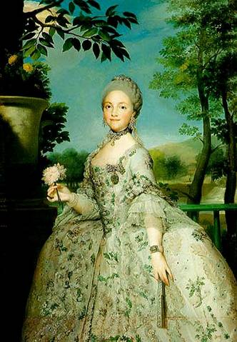 Marie Louise of Bourbon 1765 by Anton Mengs Museo Nacional del Prado   Madrid  